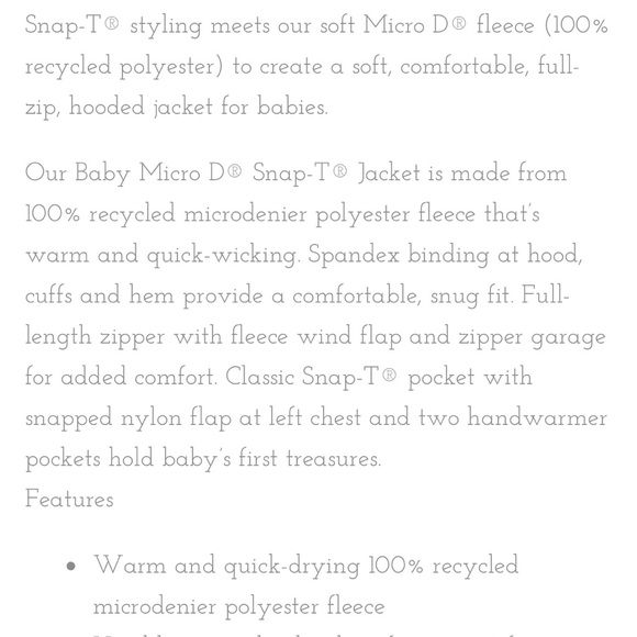 Toddler Girls Patagonia Fleece jacket - Picture 3 of 5